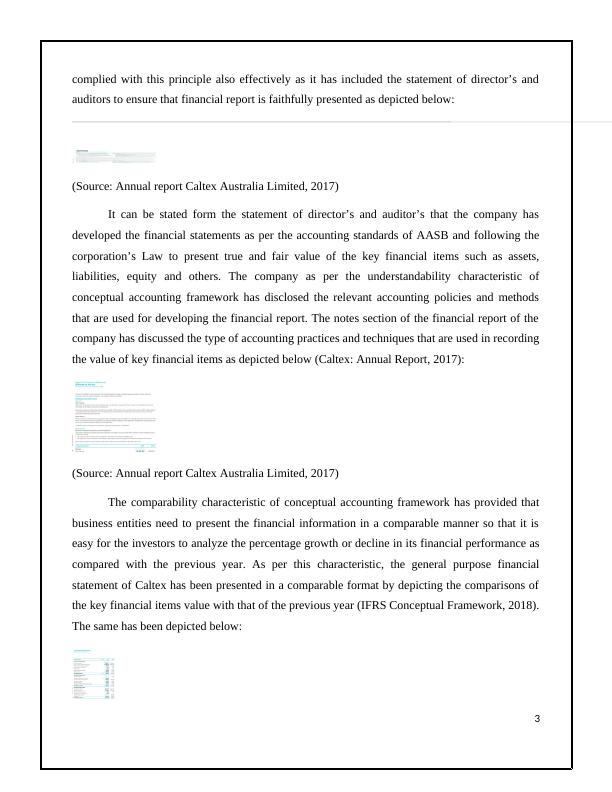 Critical Analysis of General Purpose Financial Reporting by Caltex Australia Limited_3