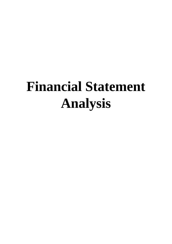 Financial Statement Analysis for McDonald's: Industry Analysis ...