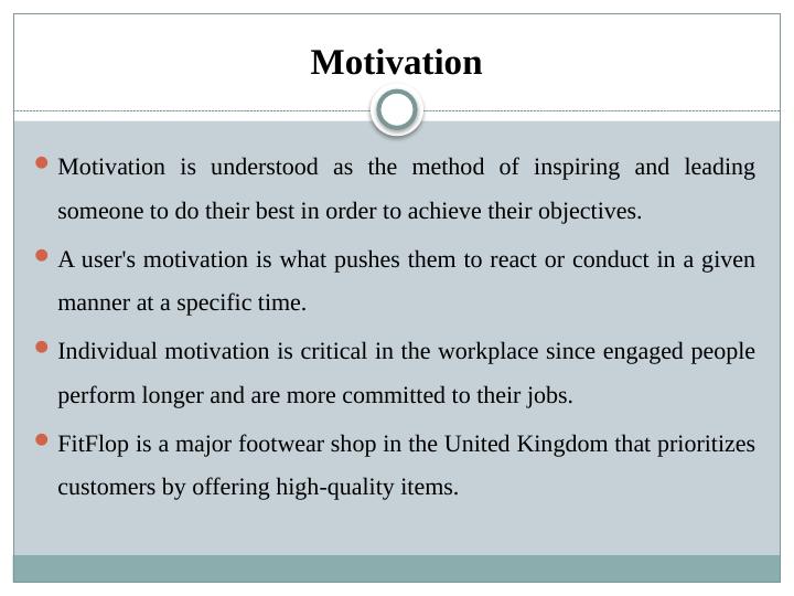 Motivation and Effective Team in Organizations: A Case Study of FitFlop_4