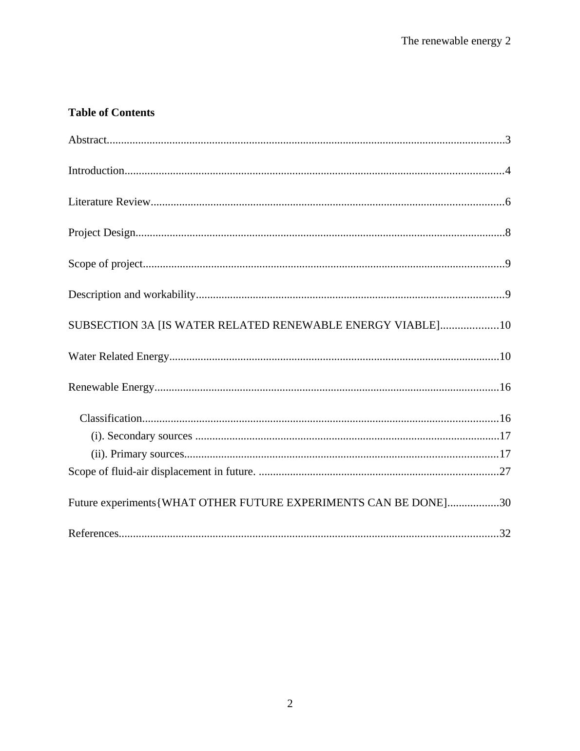 FluidAir Displacement Technology for Renewable Energy Generation