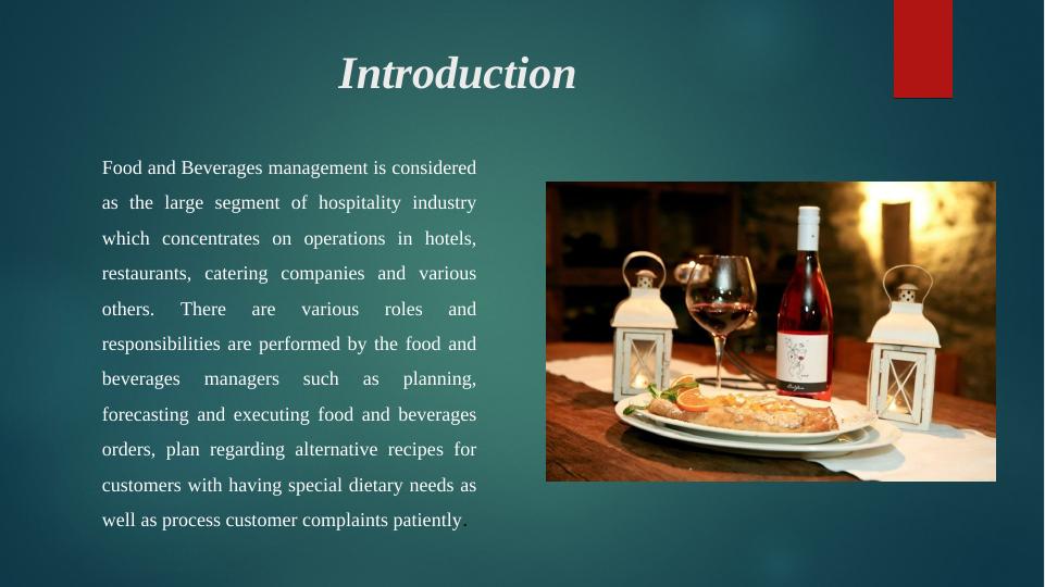 Managing Food and Beverage Operations Legal and Regulatory Standards