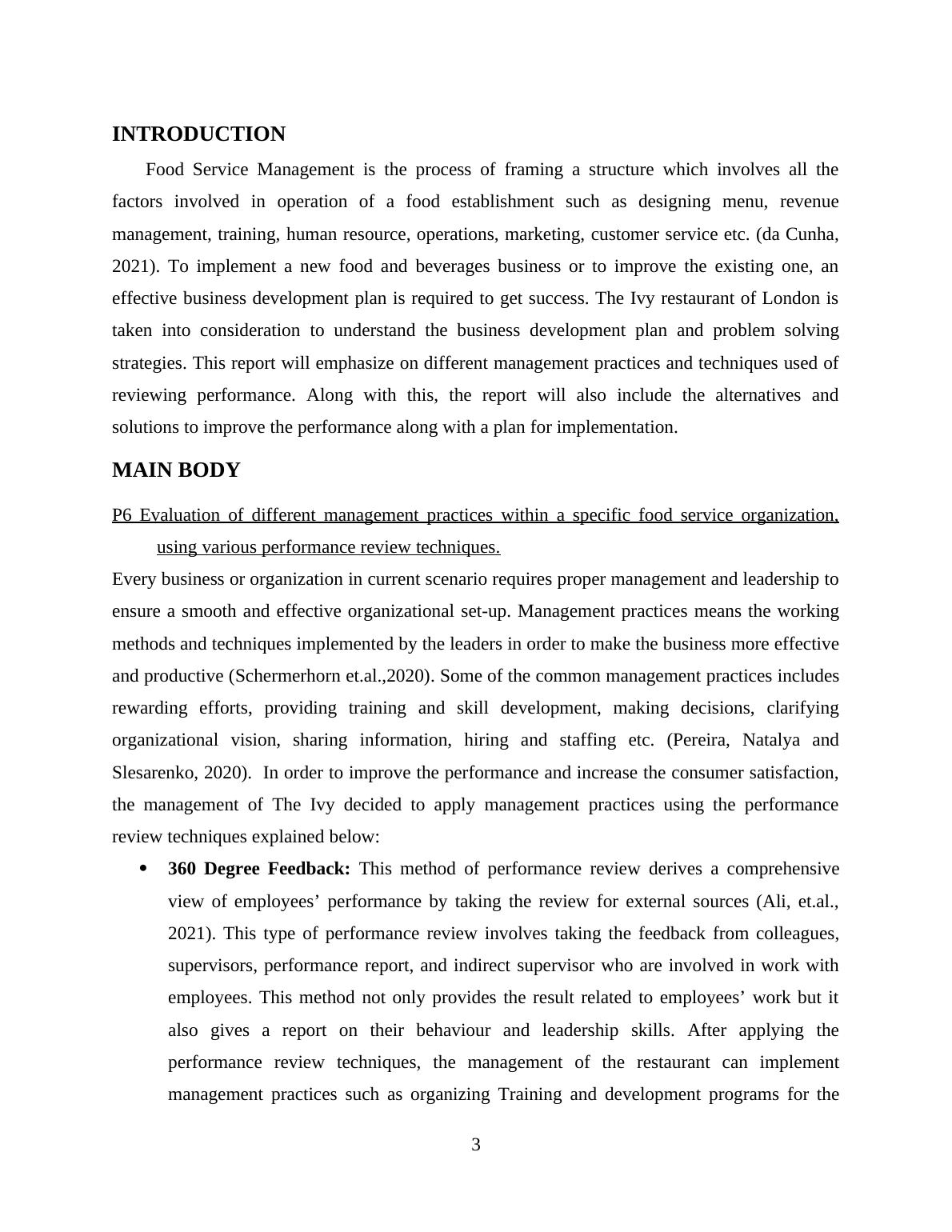 Food Safety Management: Business Development Plan for Food Service ...