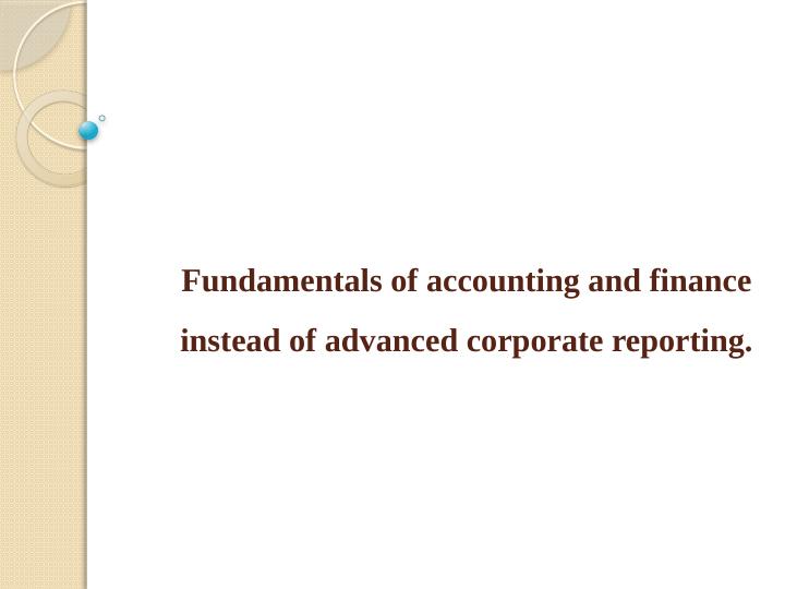 Fundamentals of Accounting and Finance: Investment Appraisal Techniques_1
