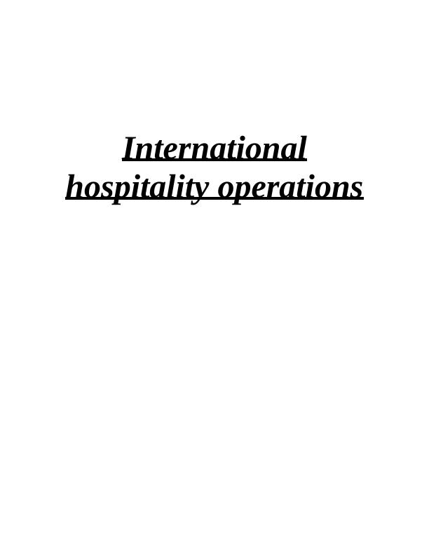 Gender Equality in International Hospitality Operations_1