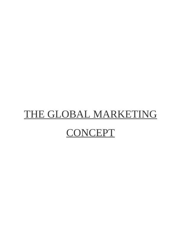 The Global Marketing concept_1