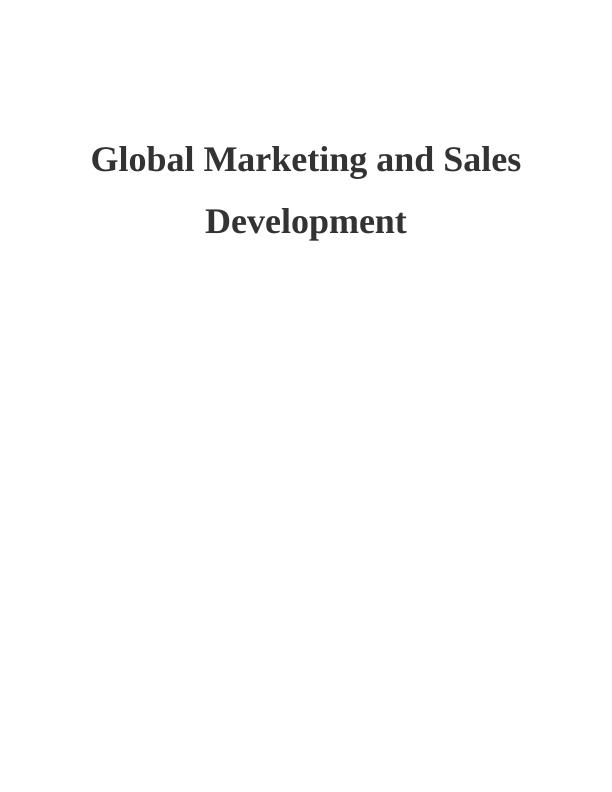 Global Marketing and Sales Development: Brexit and COVID-19 Impacts_1