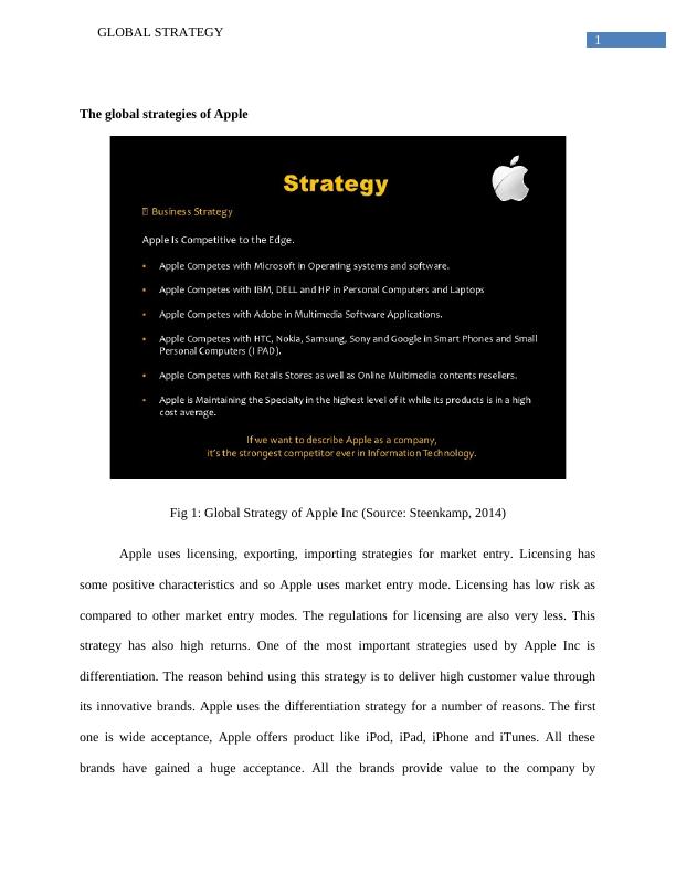 Global Strategies of Apple and Samsung_2