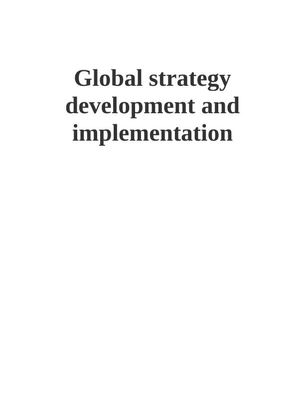 Global Strategy Development and Implementation for Sainsbury: Environmental Analysis and Entry Modes for Expansion in India_1