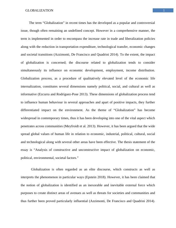 Analysis of constructive and unconstructive impact of globalization_2