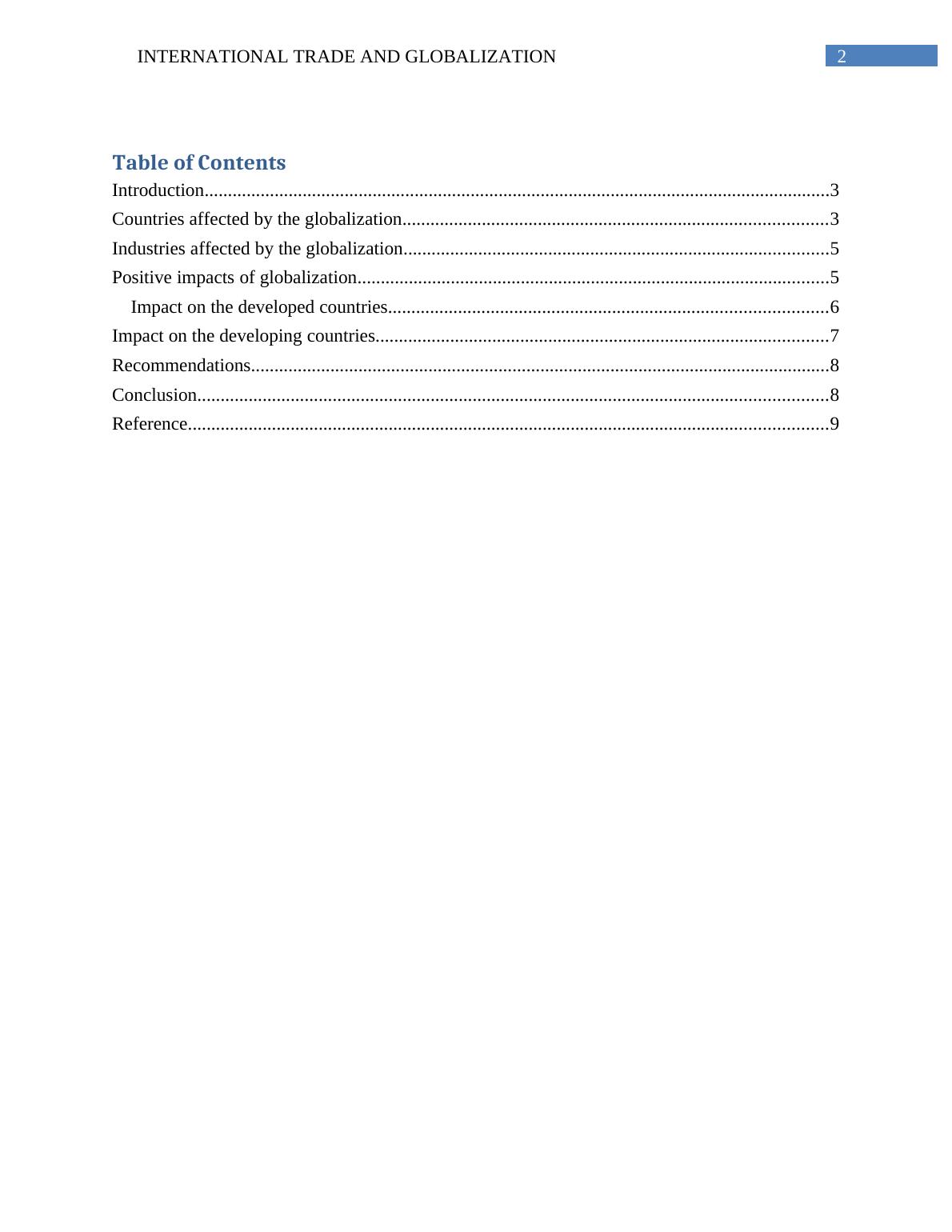 impact-of-globalization-on-international-trade-and-industries-desklib