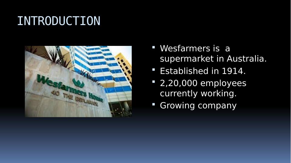 Impact of Globalization on Wesfarmers_2