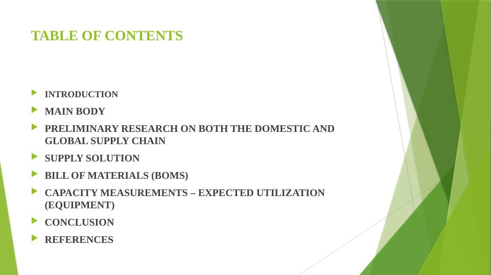 Supply Chain Management for Gong Cha Bubble Tea Industry