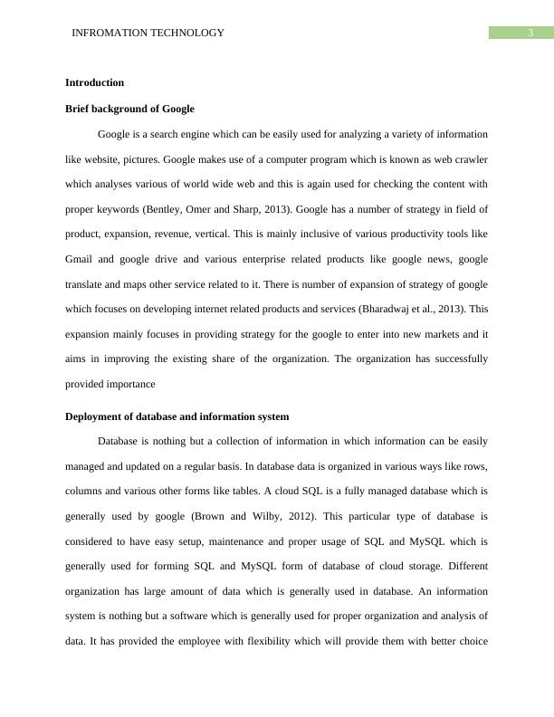 Contemporary Business Strategy of Google: An Analysis of Deployment of Database and Information System_4