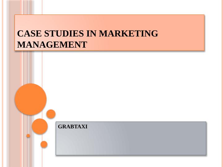 Case Studies in Marketing Management: GrabTaxi_1