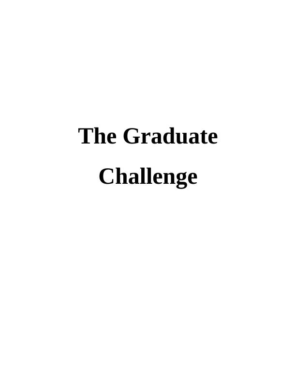 Challenges Faced by Graduates: Apprenticeship, Presentation and T-Shirt Challenge_1