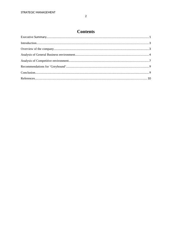 Greyhound Waste Management: Analysis of General and Competitive ...