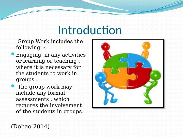 essay on importance of group work