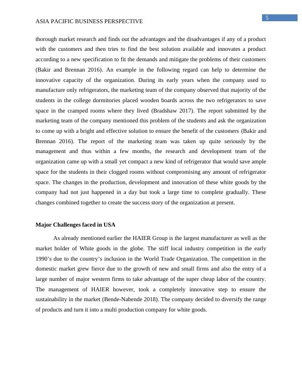 HAIER Case Study Report: Challenges Faced by MNEs in FDI and Global Strategy Adopted_5
