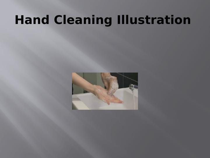 Hand Hygiene Project Importance of Hand Washing in Healthcare Facilities