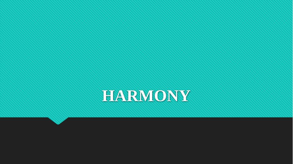 Harmony Lesson Plan: Learning Activities, Visual Presentation, Assessment