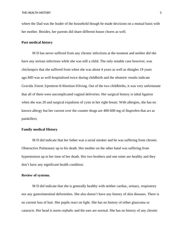 The Health History Assessment A Comprehensive Guide