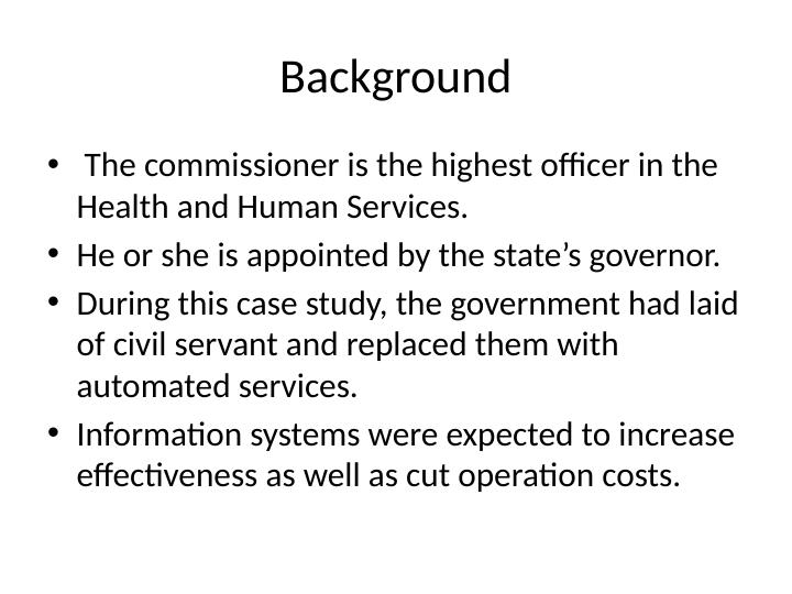 human services case study examples