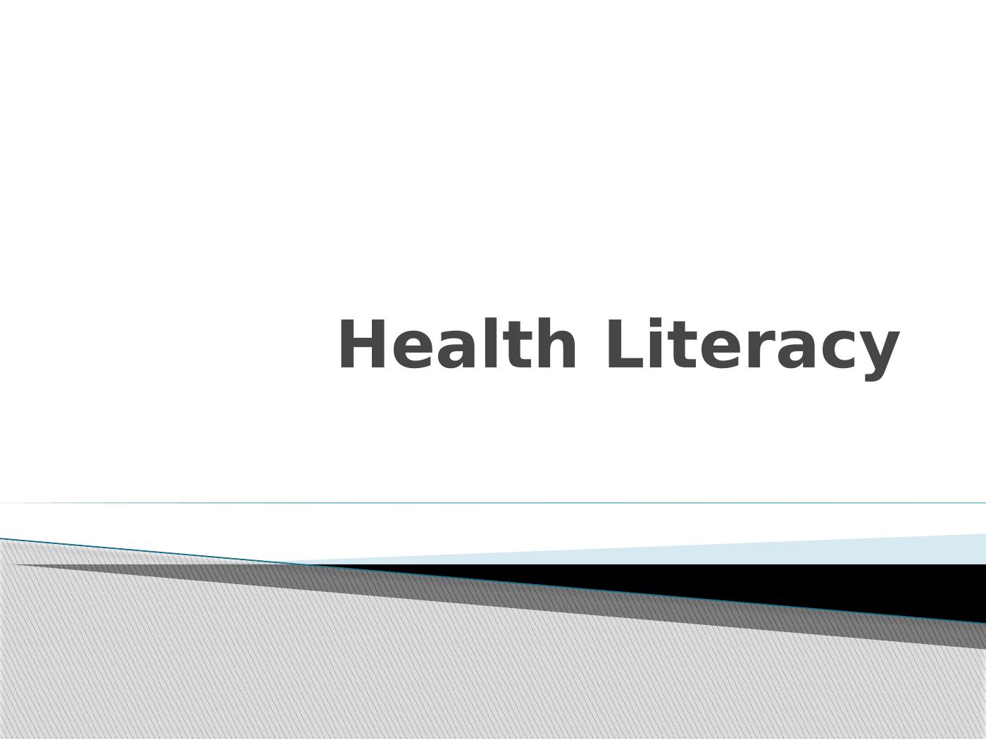 Improving Health Literacy Among Elderly People: Design Principles