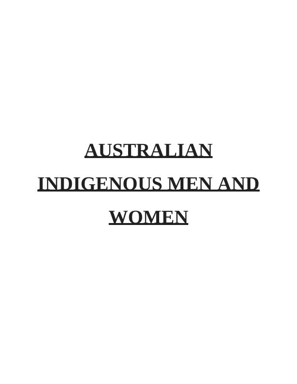Impact of Health Policies on Indigenous Australians in Australia_1