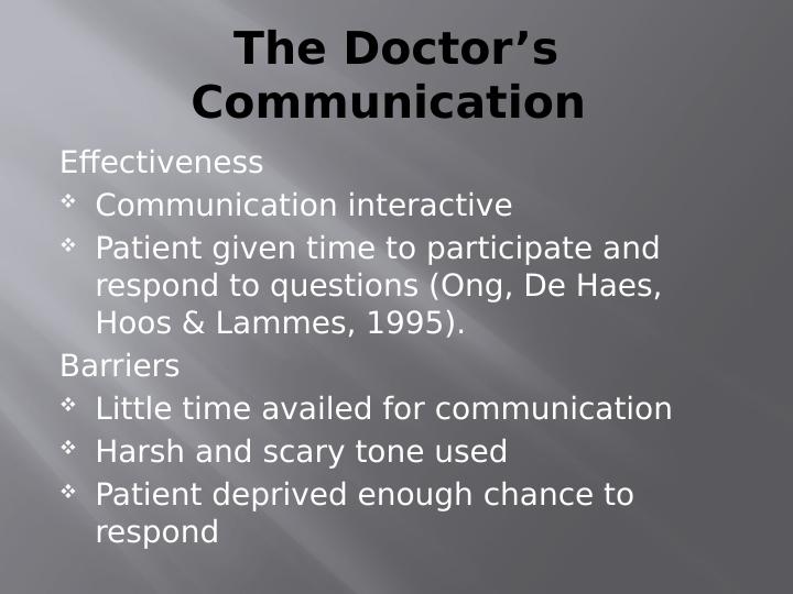 Effective Communication for Healthcare Professionals