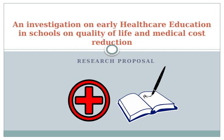 Impact of Healthcare Education in Schools on Quality of Life and Medical Cost Reduction_1