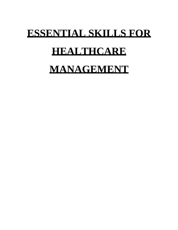 Essential Skills for Healthcare Management - Importance of Soft Skills and Stress Management_1