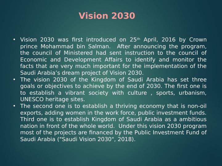 Future Of Healthcare In Saudi Arabia: Vision 2030