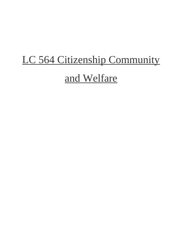 Citizenship, Community and Welfare: An Overview of the Healthcare System in UK_1