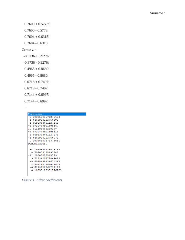 High Pass Elliptic Filter Design for Desklib