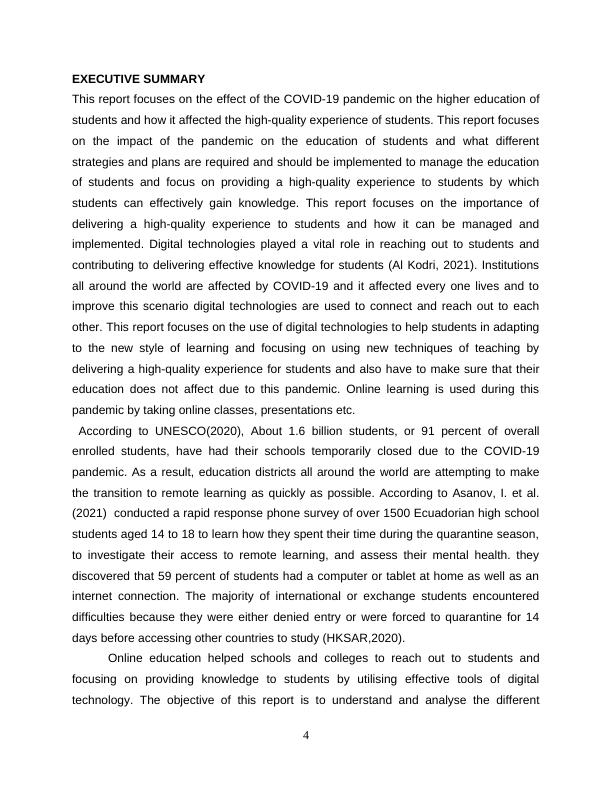 Strategies to Deliver HighQuality Student Experience in the Era of