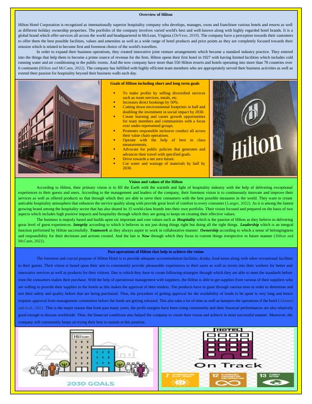 Operational Issues and Sustainable Growth of Hilton_2