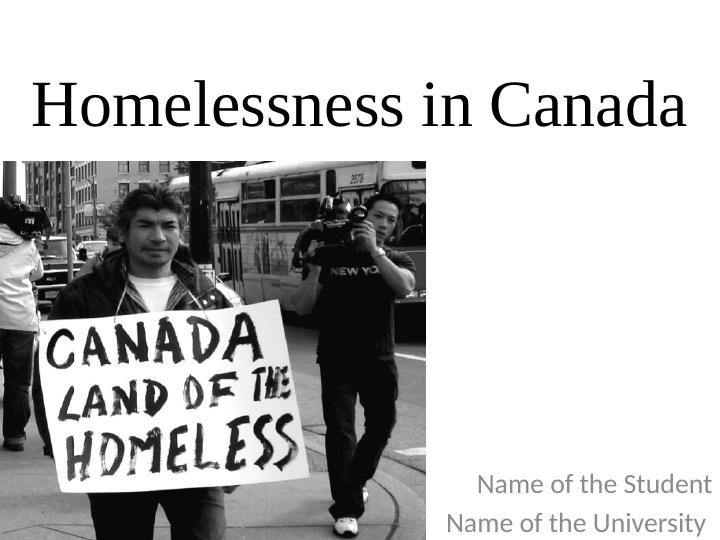 Homelessness in Canada: Causes, Effects and Solutions_1