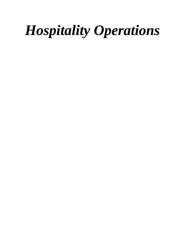 Hospitality Operations: Food Production Systems, Menu Planning, and Sustainable Strategies_1