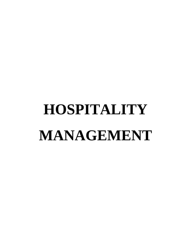 Emerging Trends in Hospitality Industry Desklib