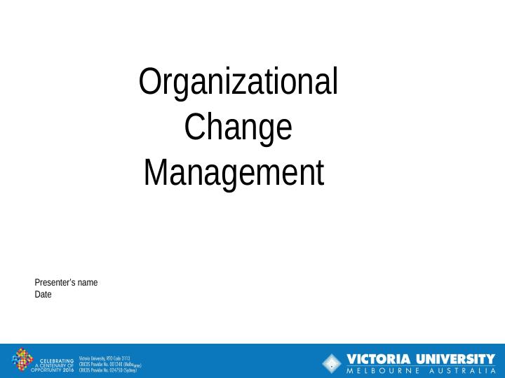 change management case study 2020