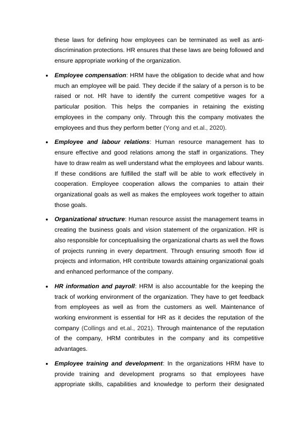 Different HRM areas and their contribution to creating sustainable ...