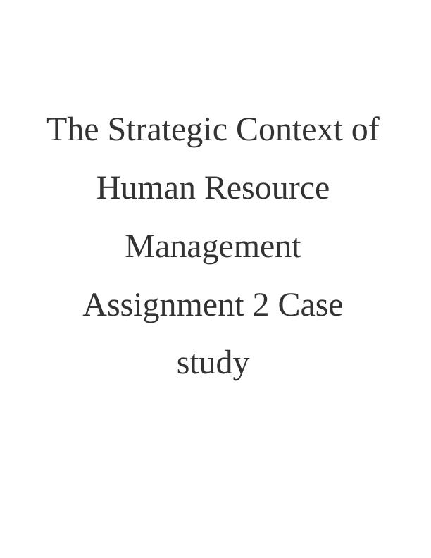 hrm case study 3