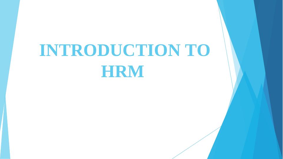 Introduction to HRM: Recruitment and Selection Issues and Solutions