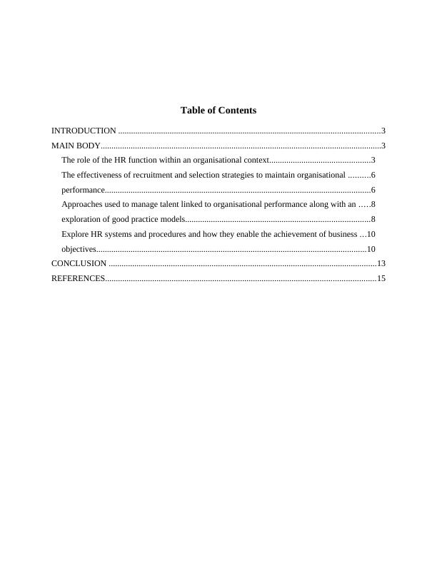 Hrm Report: Role Of Hr, Recruitment Strategies, Talent Management 