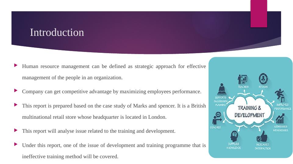Introduction to HRM: Training and Development Issue with Real Life Examples_3