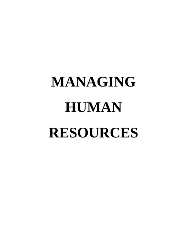 Managing Human Resources (Distinction Criteria)_1