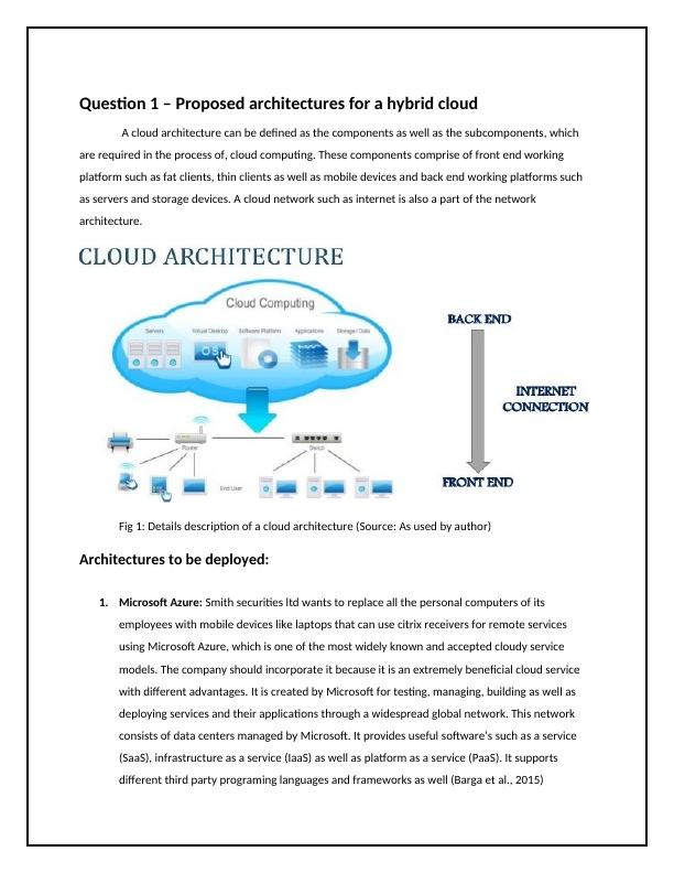 Proposed Architectures for a Hybrid Cloud: Microsoft Azure and Amazon Web Services_1