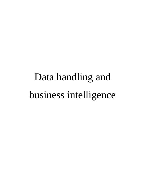 Data Handling and Business Intelligence - Analysis of Ice Cream Flavour Preferences among High School Students_1