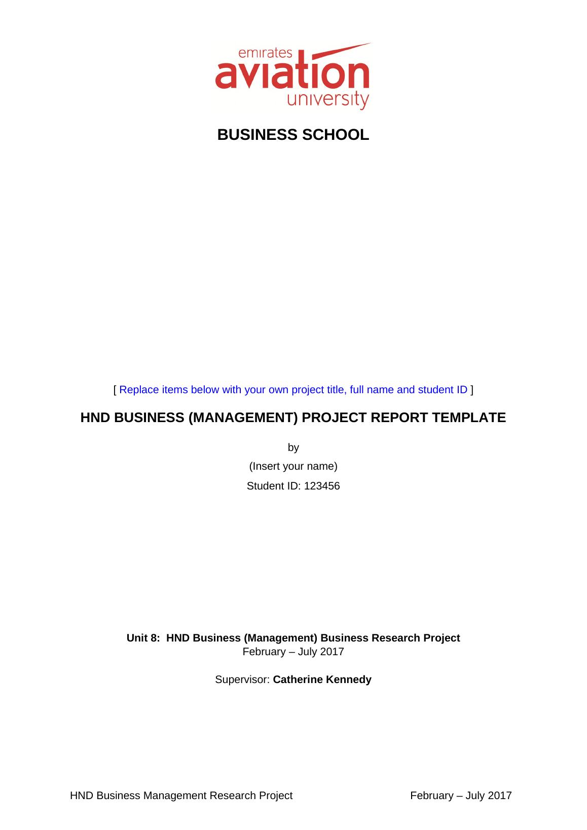 business management research projects