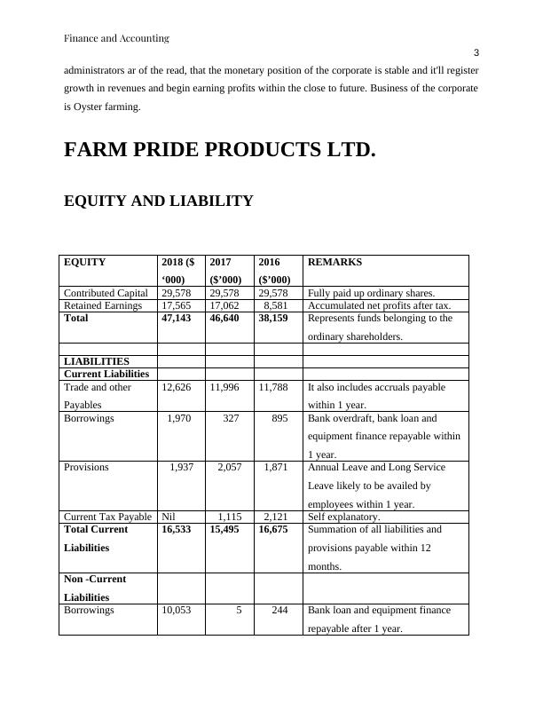 Financial Analysis of Farm Pride Products, Angel Sea Products, and Murray River Foods_4